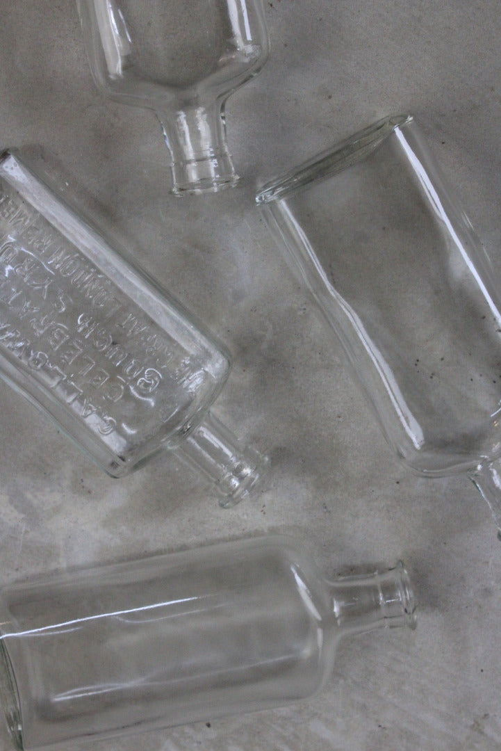 Vintage Glass Bottles - Kernow Furniture
