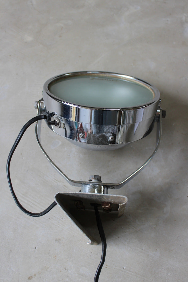 Retro Chrome Floodlight Lamp - Kernow Furniture