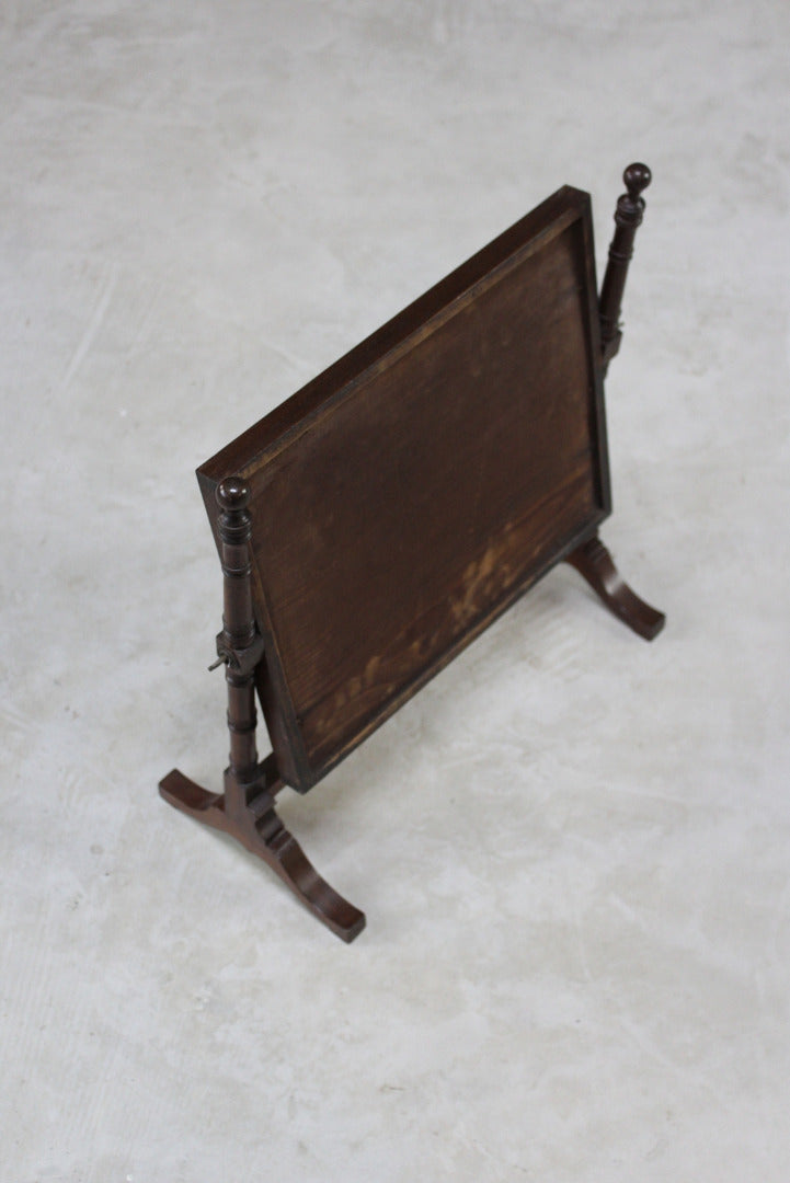 Small Mahogany Swing Mirror - Kernow Furniture