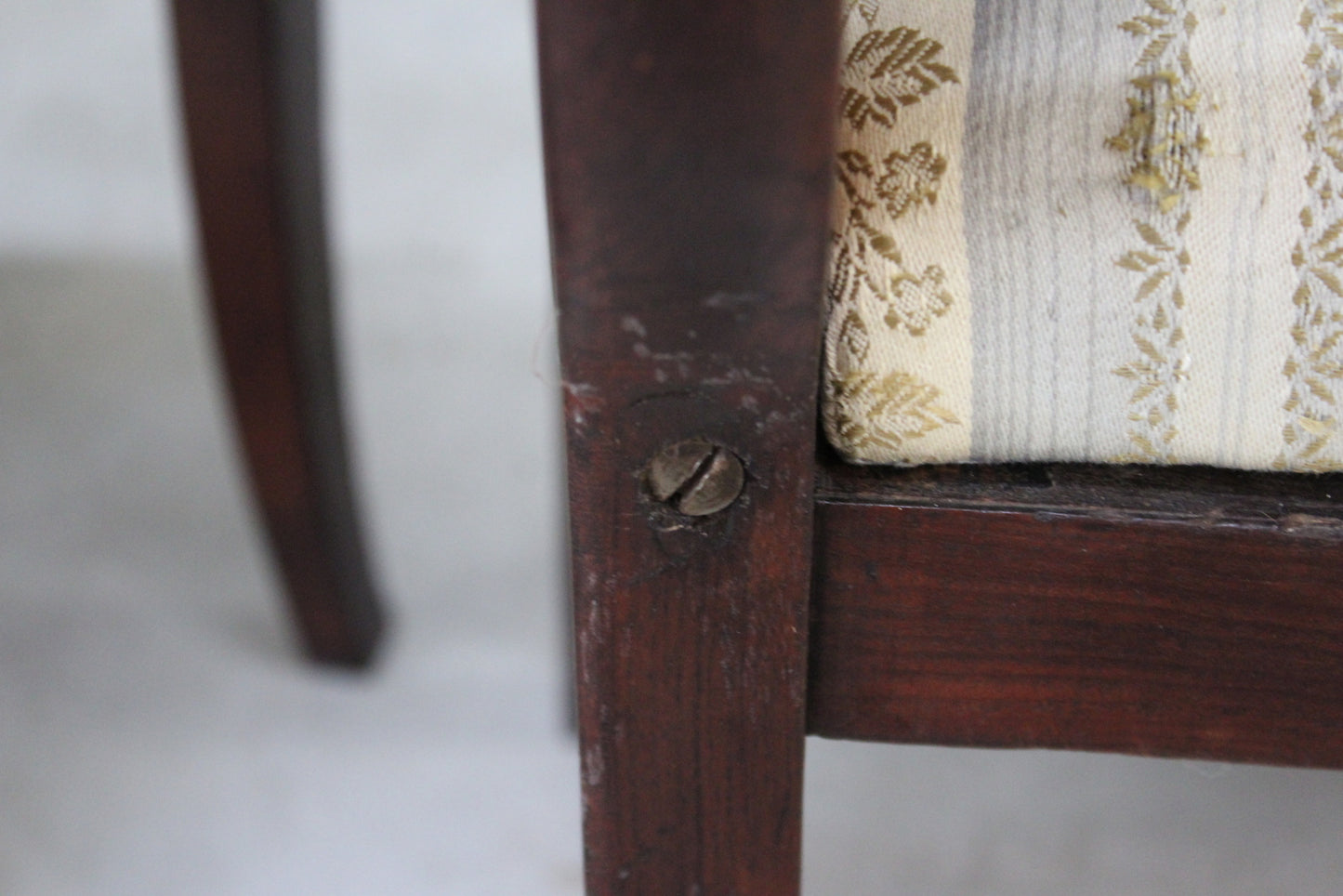 Set 4 Regency Mahogany Dining Chairs - Kernow Furniture