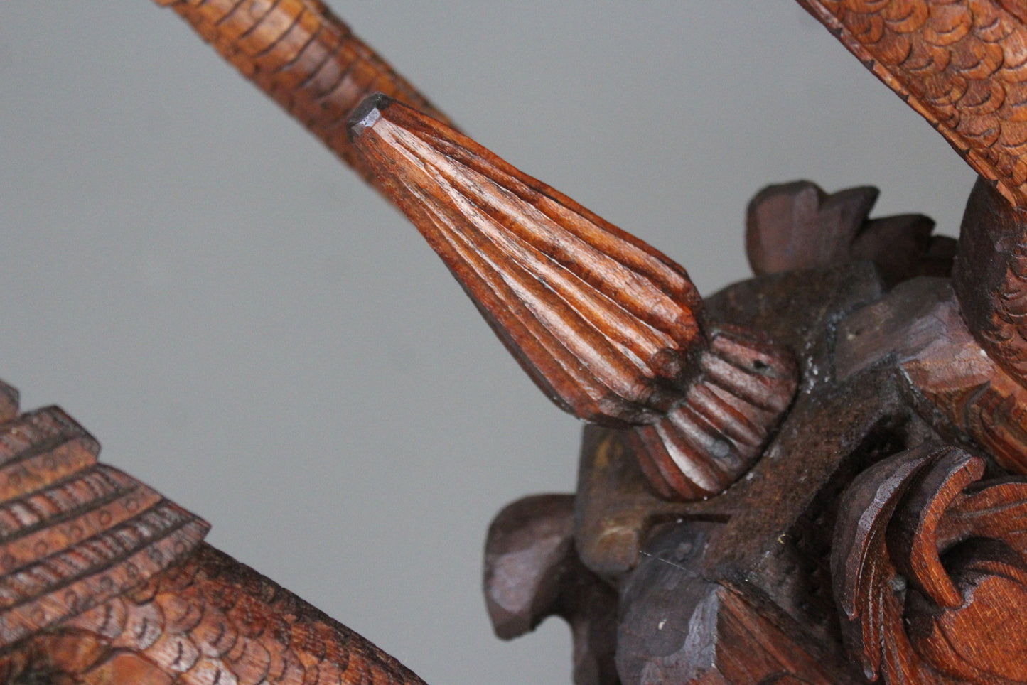 Carved Indian Teak Occasional Table - Kernow Furniture