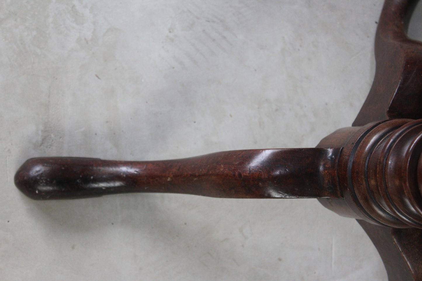 Antique Mahogany Oval Tilt Top Occasional Table - Kernow Furniture