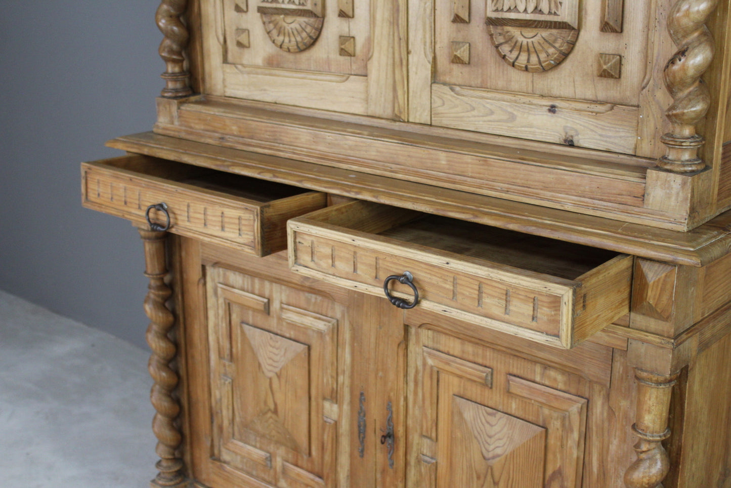Continental Pine Cupboard - Kernow Furniture