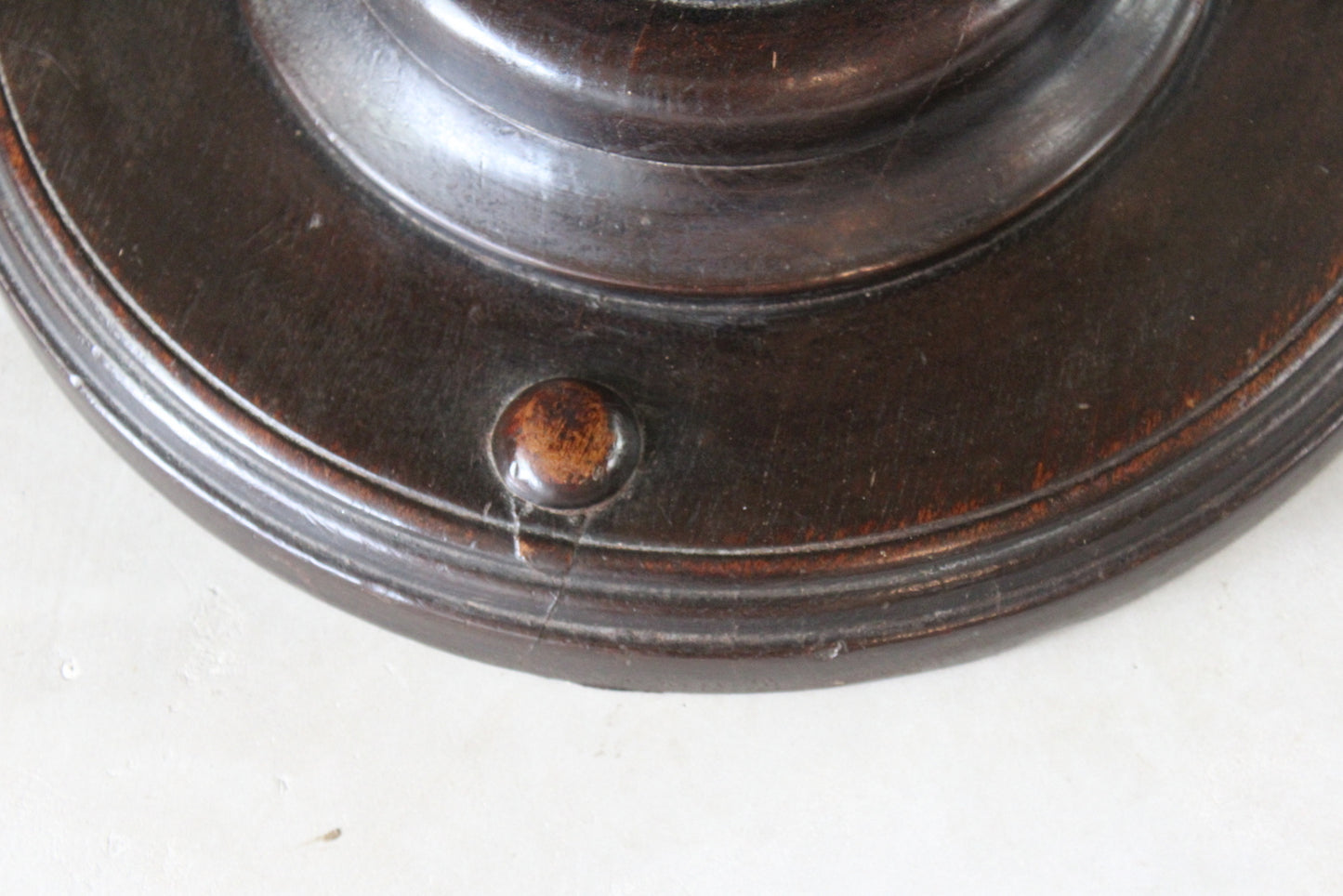 Mahogany Round Ships Table - Kernow Furniture