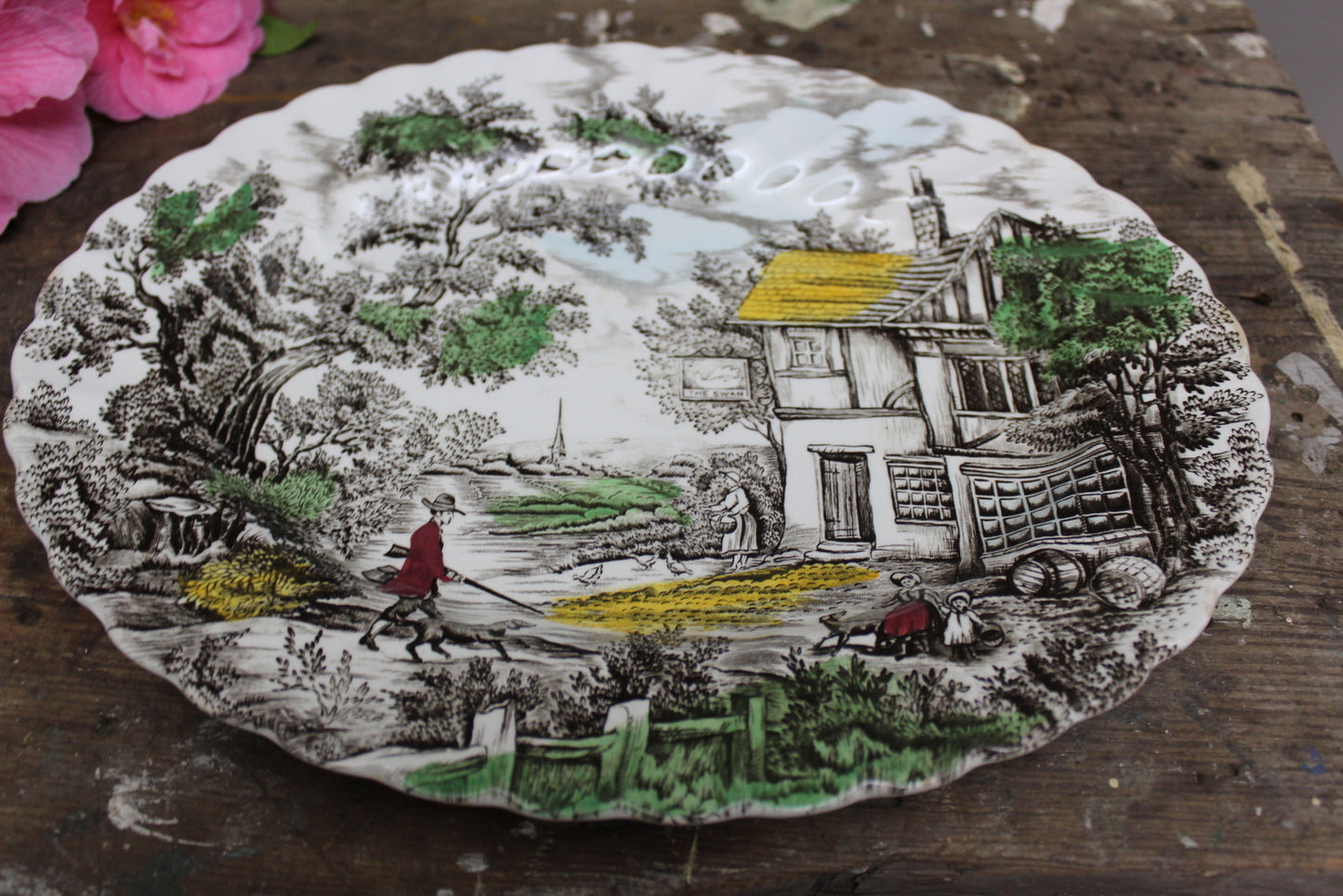 The Hunter by Myott Oval Plate - Kernow Furniture