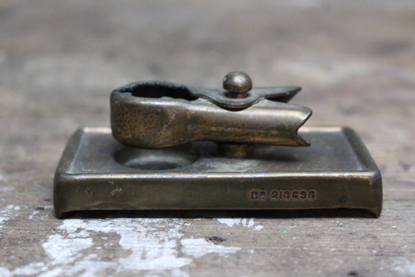 Vintage Crocodile Clip Candle Holder - Kernow Furniture