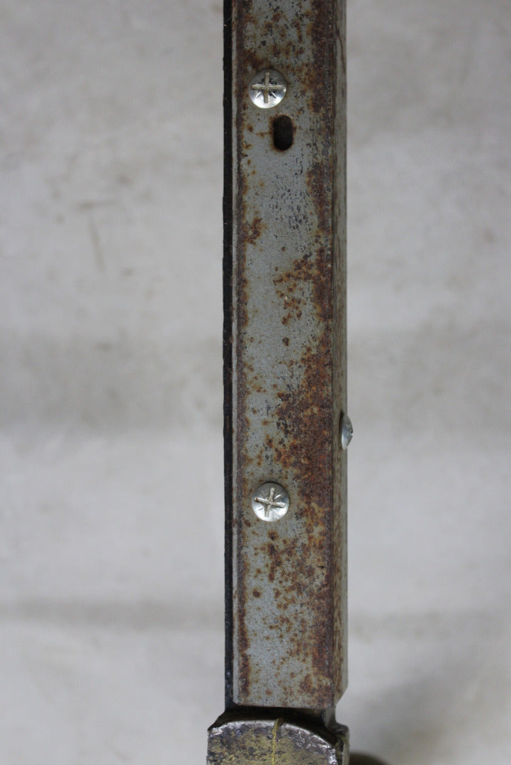 Antique Double Brass Bed Frame Bedstead - Kernow Furniture