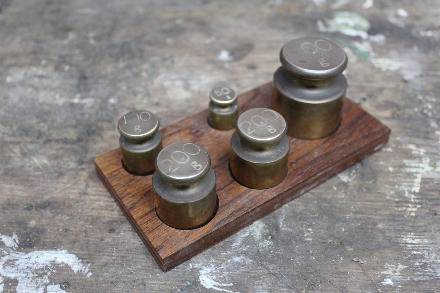 Set Brass Weights - Kernow Furniture