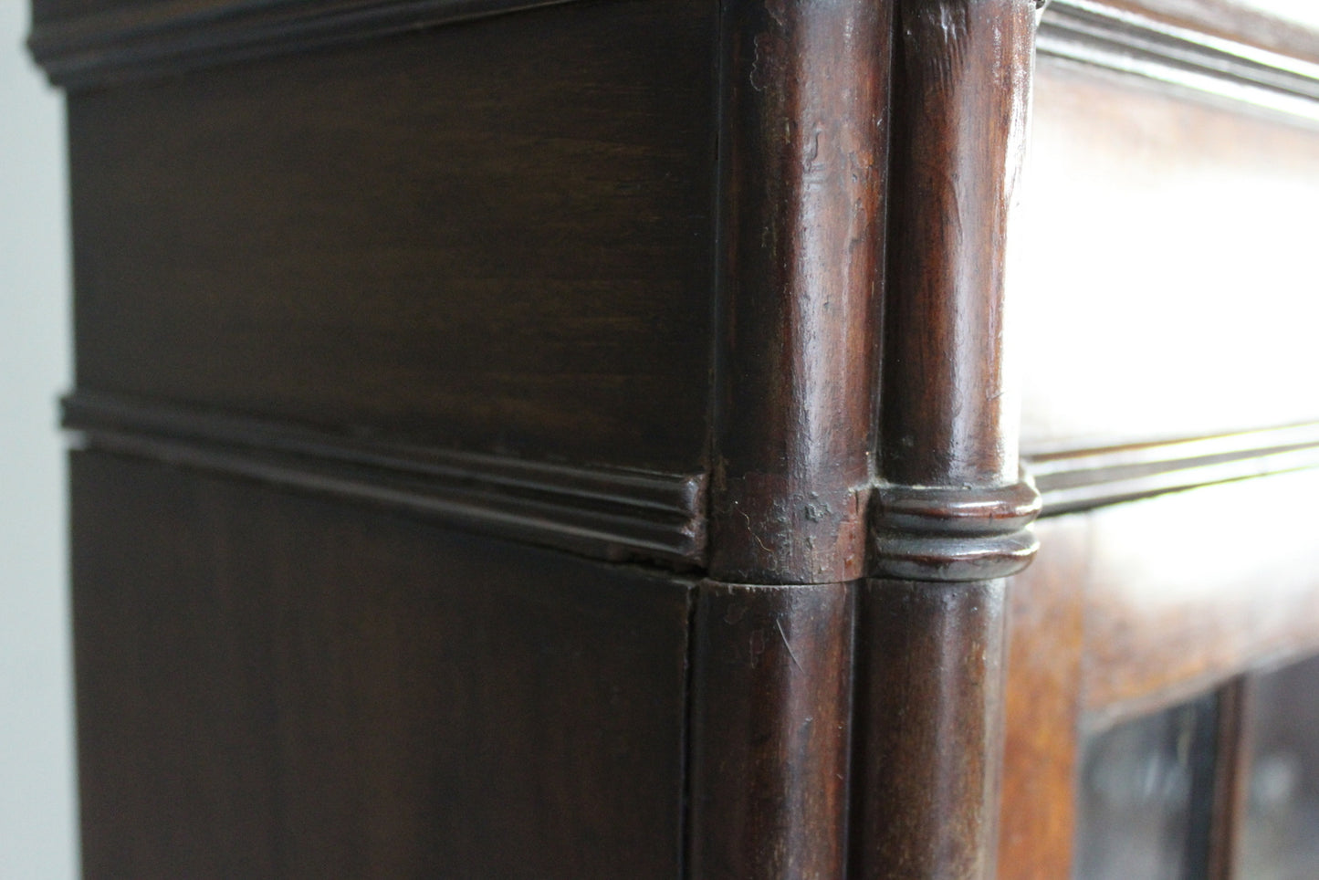 Chippendale Style Mahogany Bookcase - Kernow Furniture