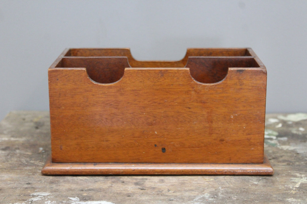 Mahogany Desk Tidy Kernow Furniture