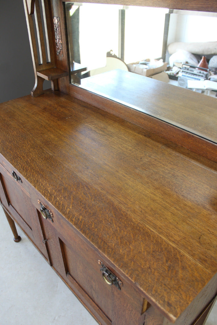 Arts & Crafts Oak Sideboard - Kernow Furniture