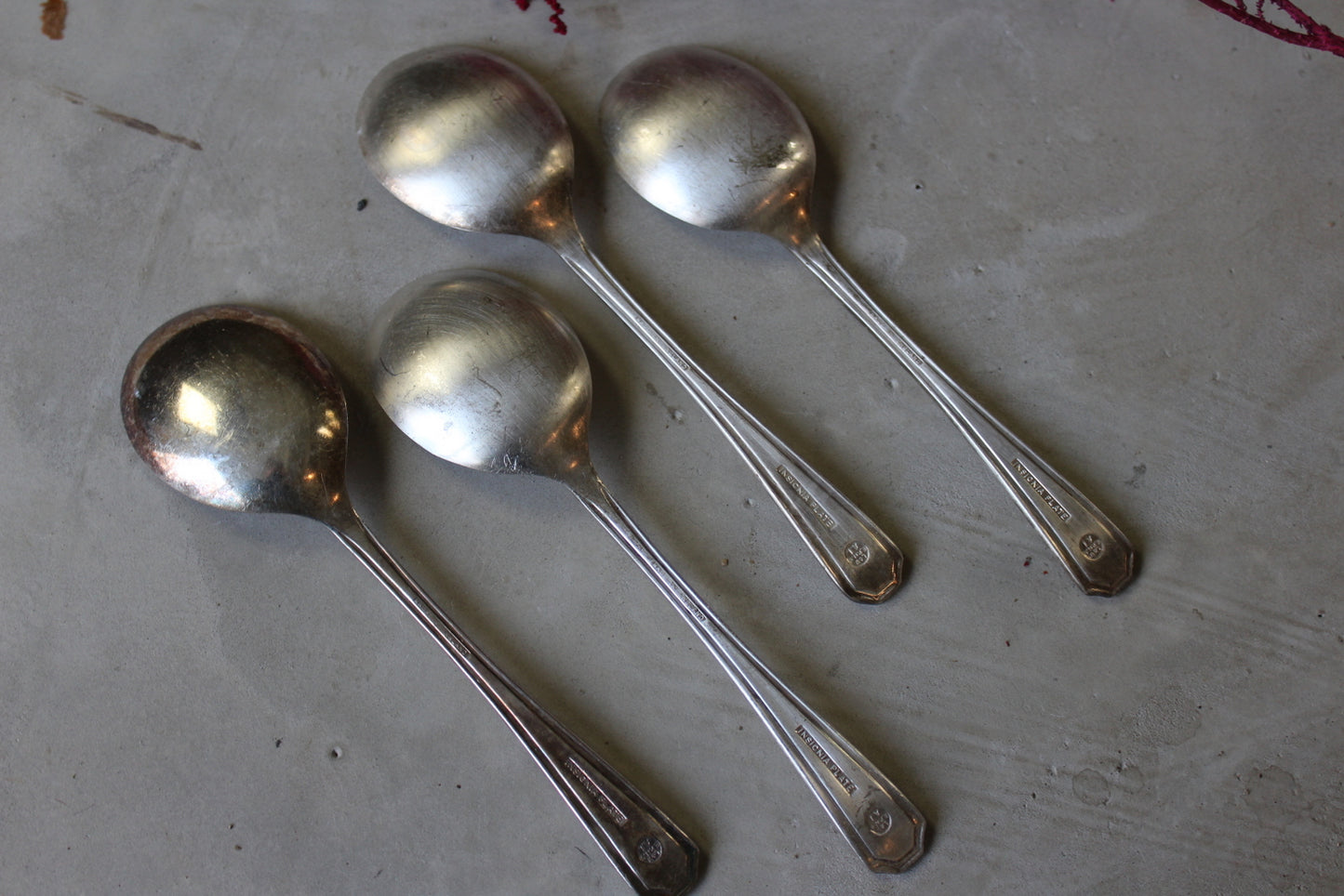 4 Soup Spoon F Monogram - Kernow Furniture