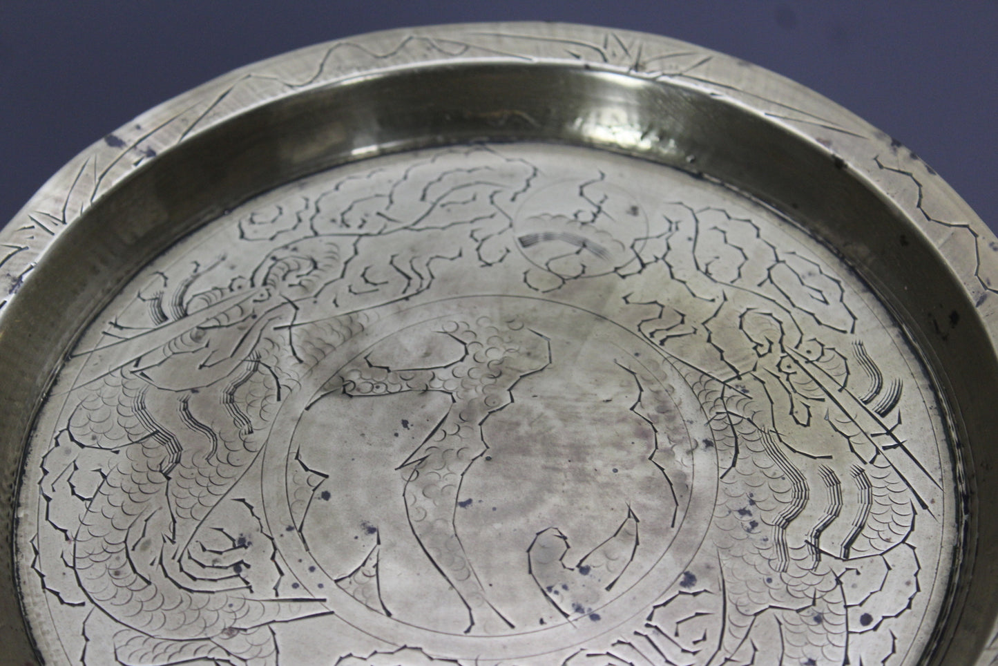 Eastern Brass Decorative Tray - Kernow Furniture