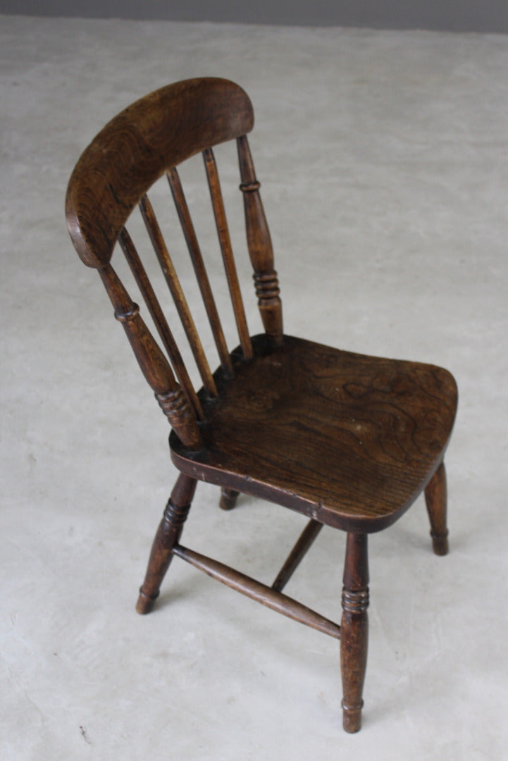 Single Elm Rustic Stick Back Chair - Kernow Furniture