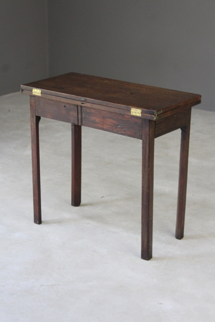 Georgian Mahogany Tea Table - Kernow Furniture