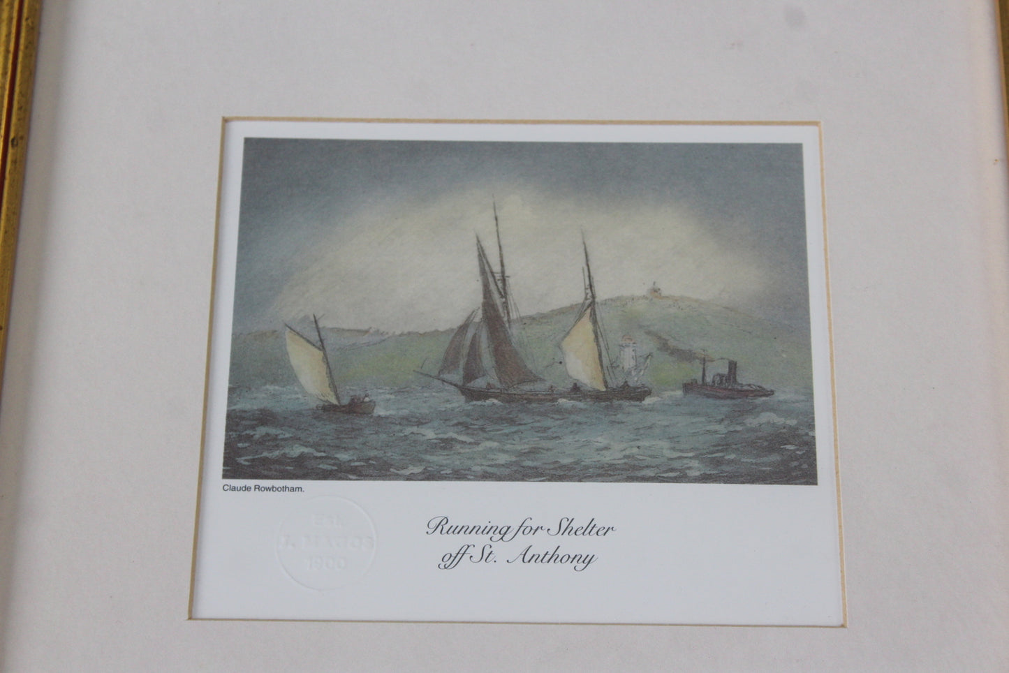 Set 4 Cornish Nautical Prints - Kernow Furniture