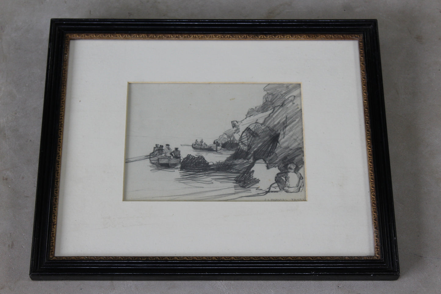 Pencil Drawing F L Emanuel - Kernow Furniture