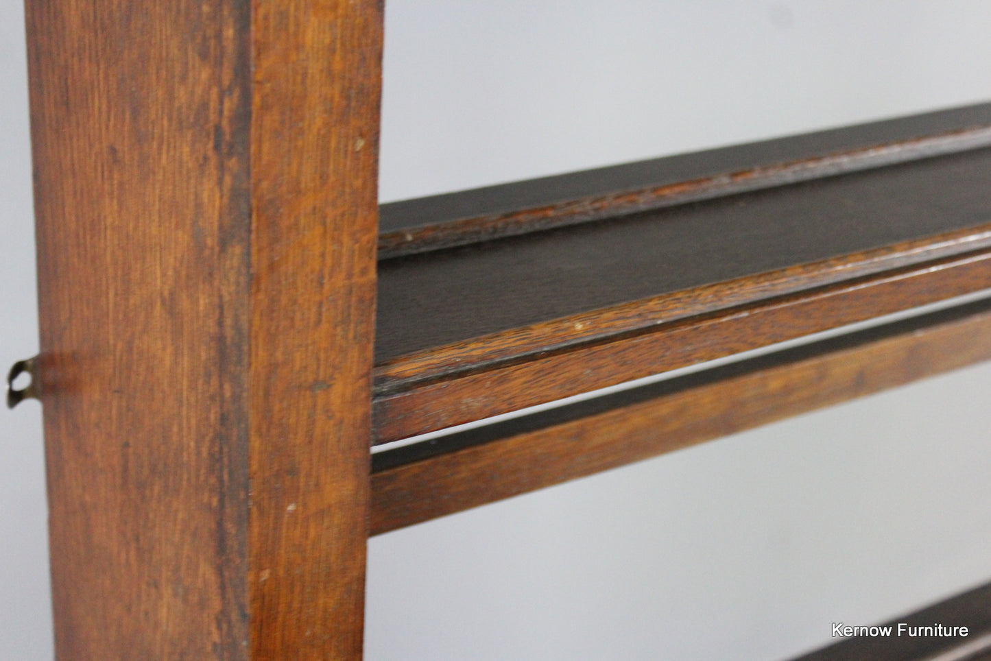 Large Antique Golden Oak Farmhouse Open Dresser - Kernow Furniture