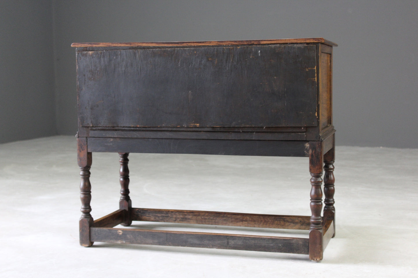 Small 17th Century Style Oak Side Cupboard - Kernow Furniture