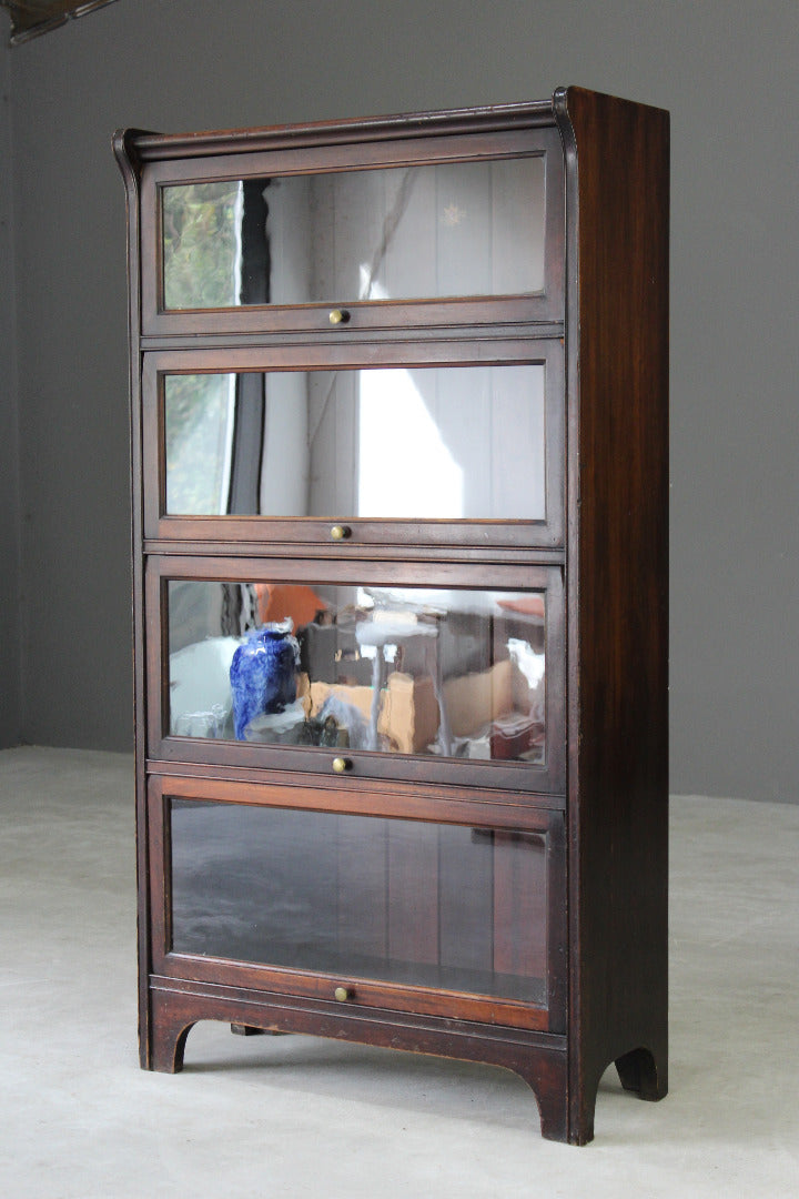 Kenrick & Jefferson Glazed Barristers Bookcase - Kernow Furniture