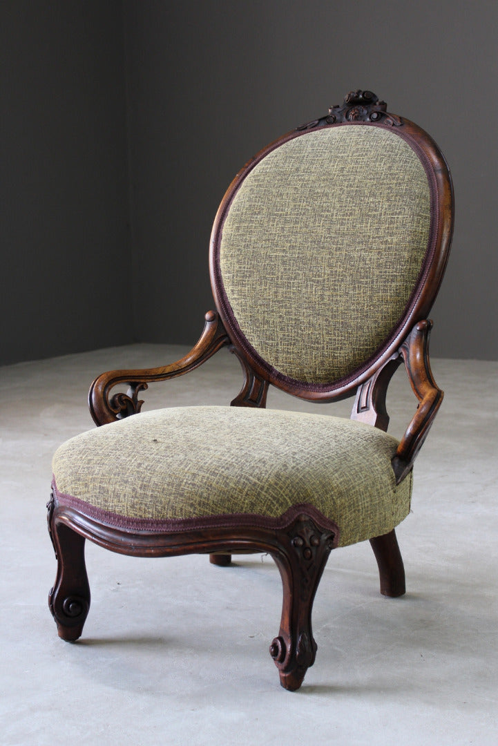 Antique Victorian Nursing Chair – Kernow Furniture