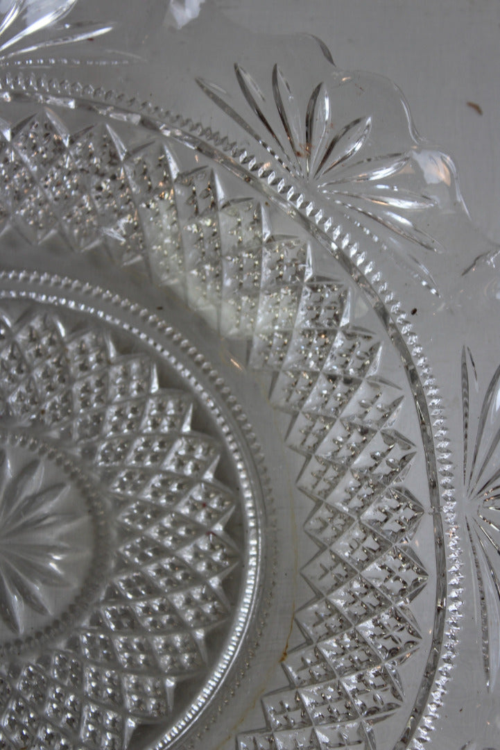 Vintage Glass Dish & Bon Bon Dish - Kernow Furniture