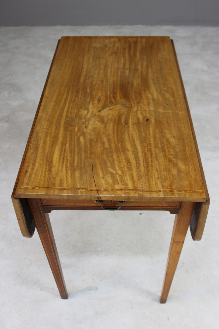 Antique Mahogany Drop Leaf Pembroke Table - Kernow Furniture