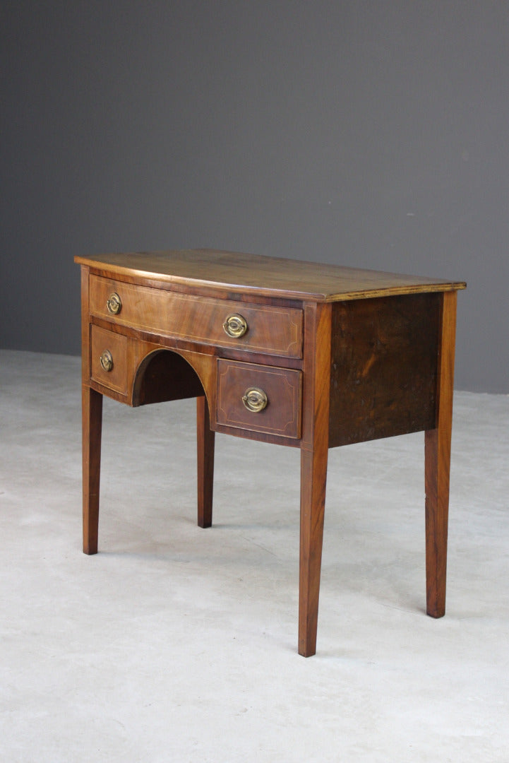 Antique Mahogany Bow Front Sideboard - Kernow Furniture