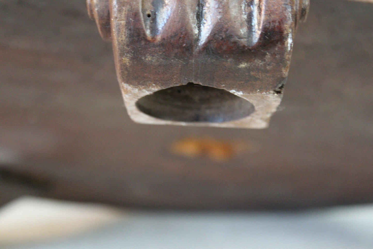 Antique Regency Mahogany & Brass Inlaid Breakfast Table - Kernow Furniture