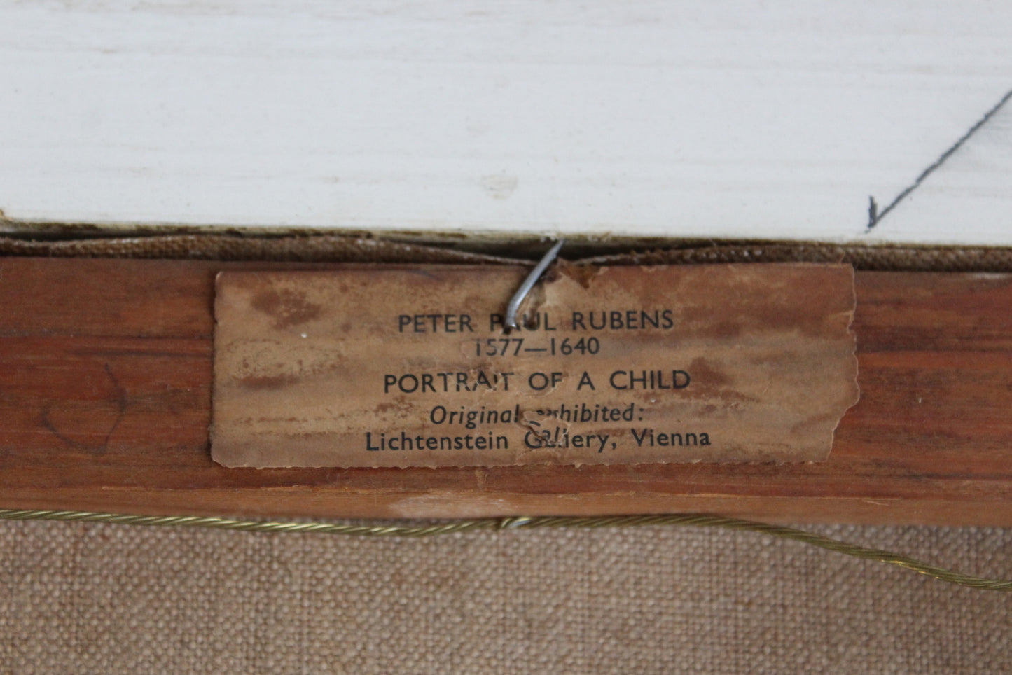 Rubens - Portrait of a Child Print On Canvas - Kernow Furniture