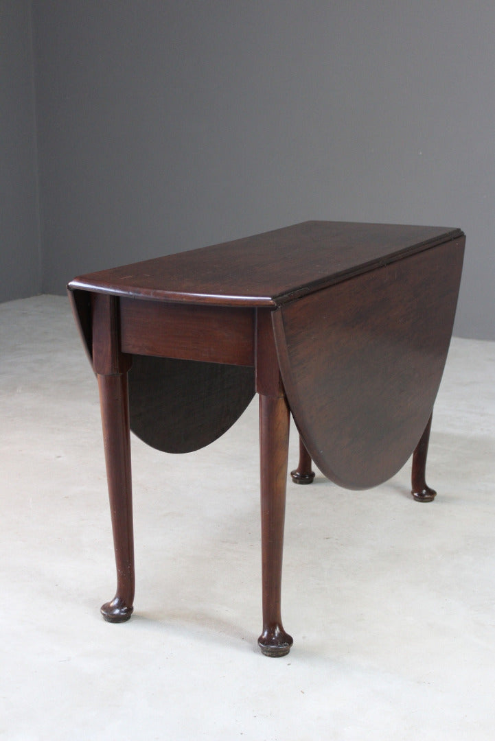 Georgian Mahogany Drop Leaf Table - Kernow Furniture