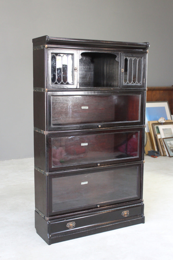 Antique Globe Wernicke Sectional Bookcase - Kernow Furniture