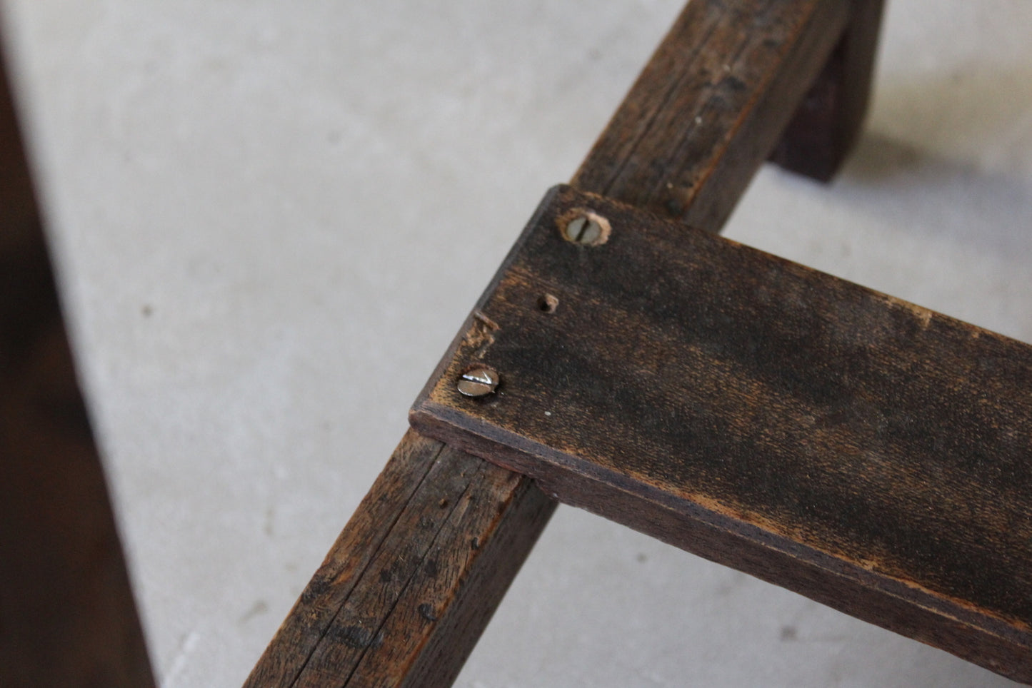 Indian Carved Teak Tray on Stand - Kernow Furniture