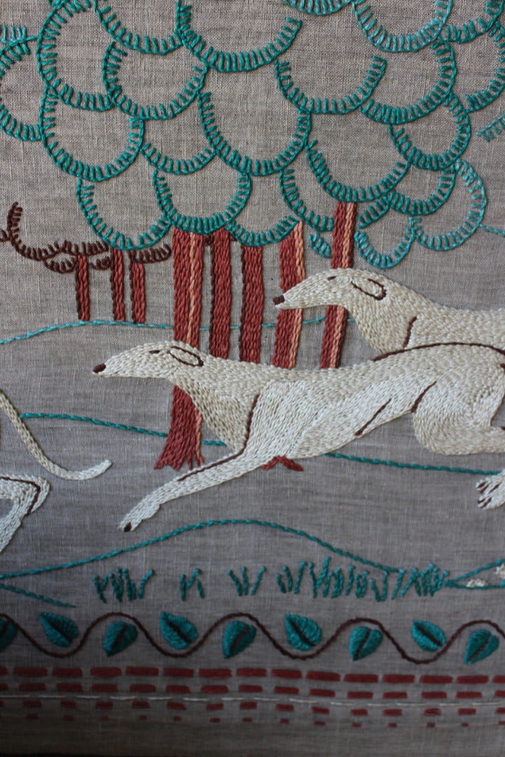 Vintage Needlework Wall Hanging - Kernow Furniture