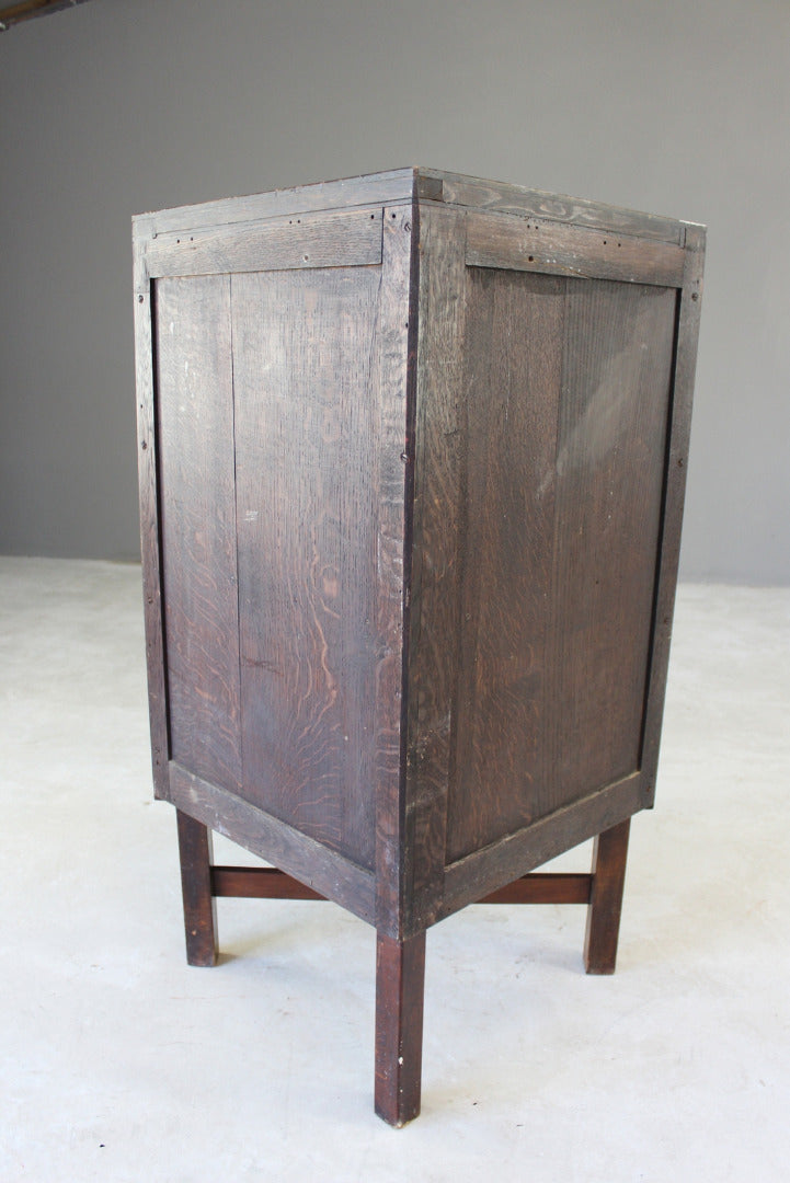 Carved Mahogany Corner Cupboard - Kernow Furniture