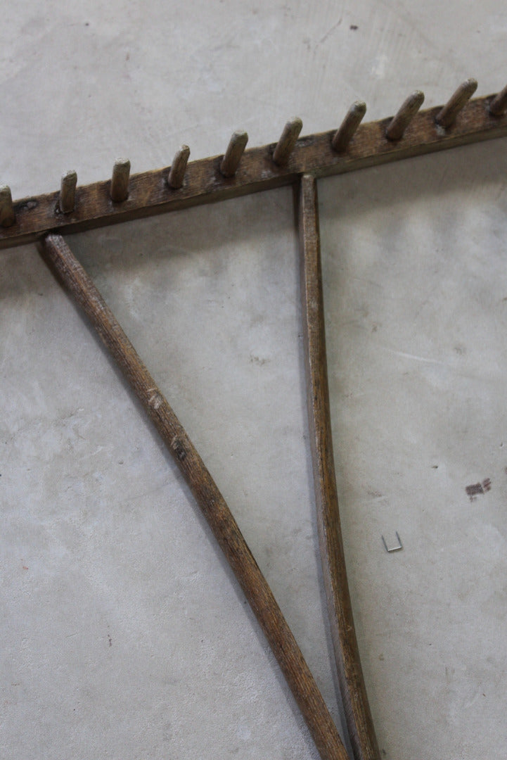 Wooden Hay Rake - Kernow Furniture