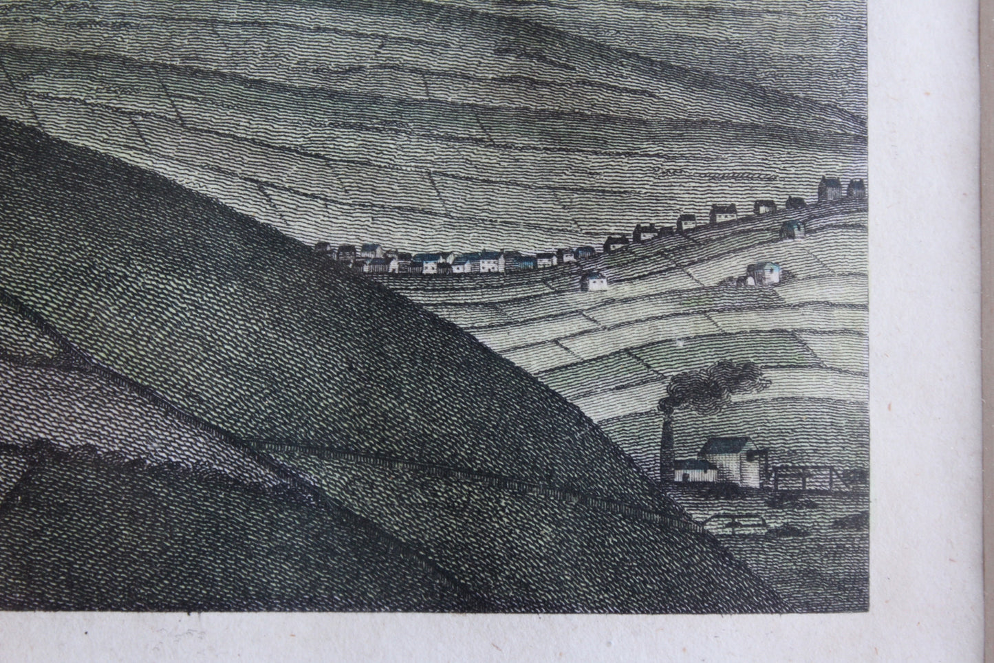 Carn Brea Coloured Engraving - Kernow Furniture