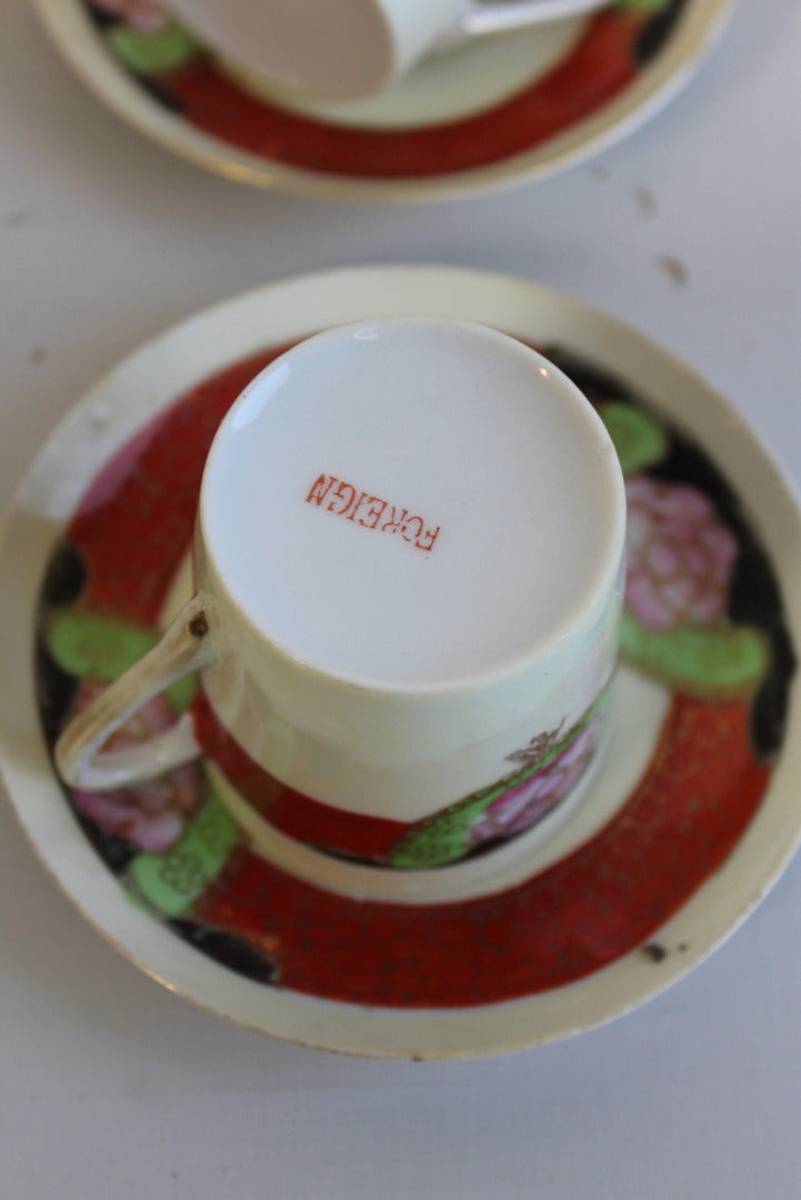 Pair Vintage Coffee Cups - Kernow Furniture