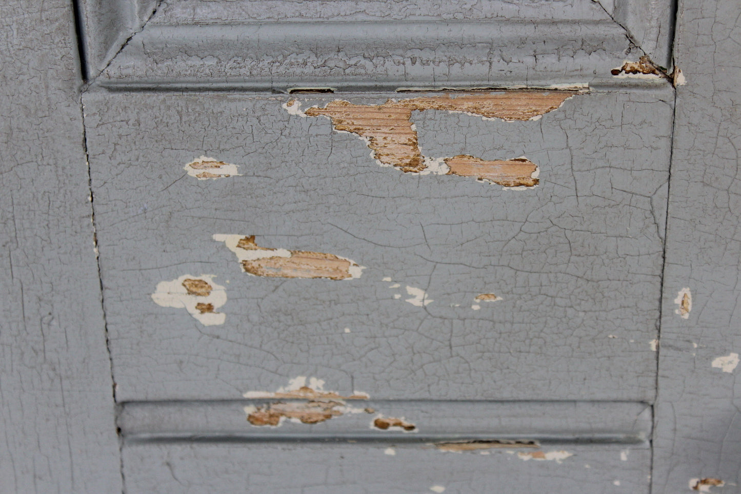 Vintage Painted Pine Hall Robe Cupboard - Kernow Furniture