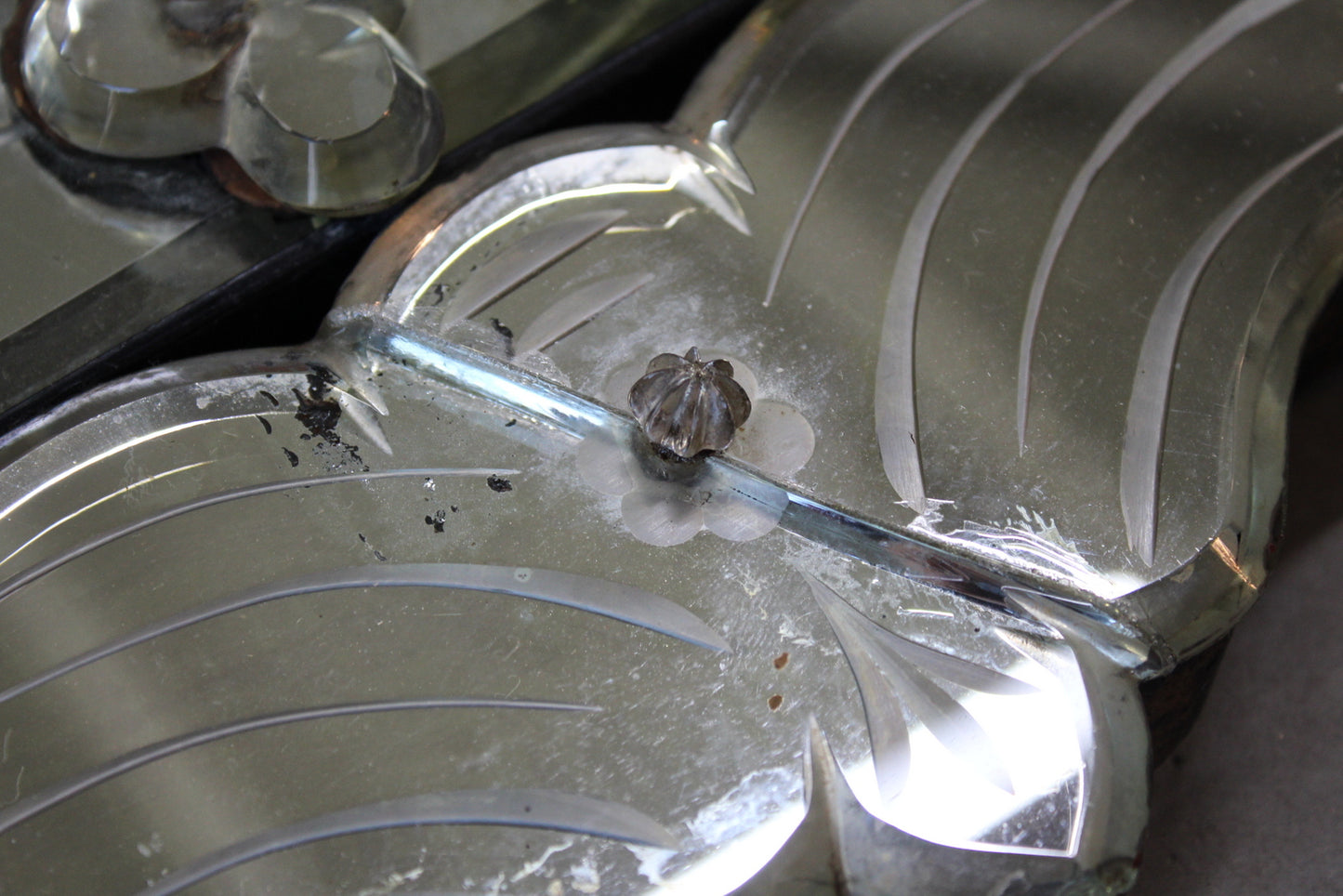 Early 20th Century Venetian Wall Mirror - Kernow Furniture