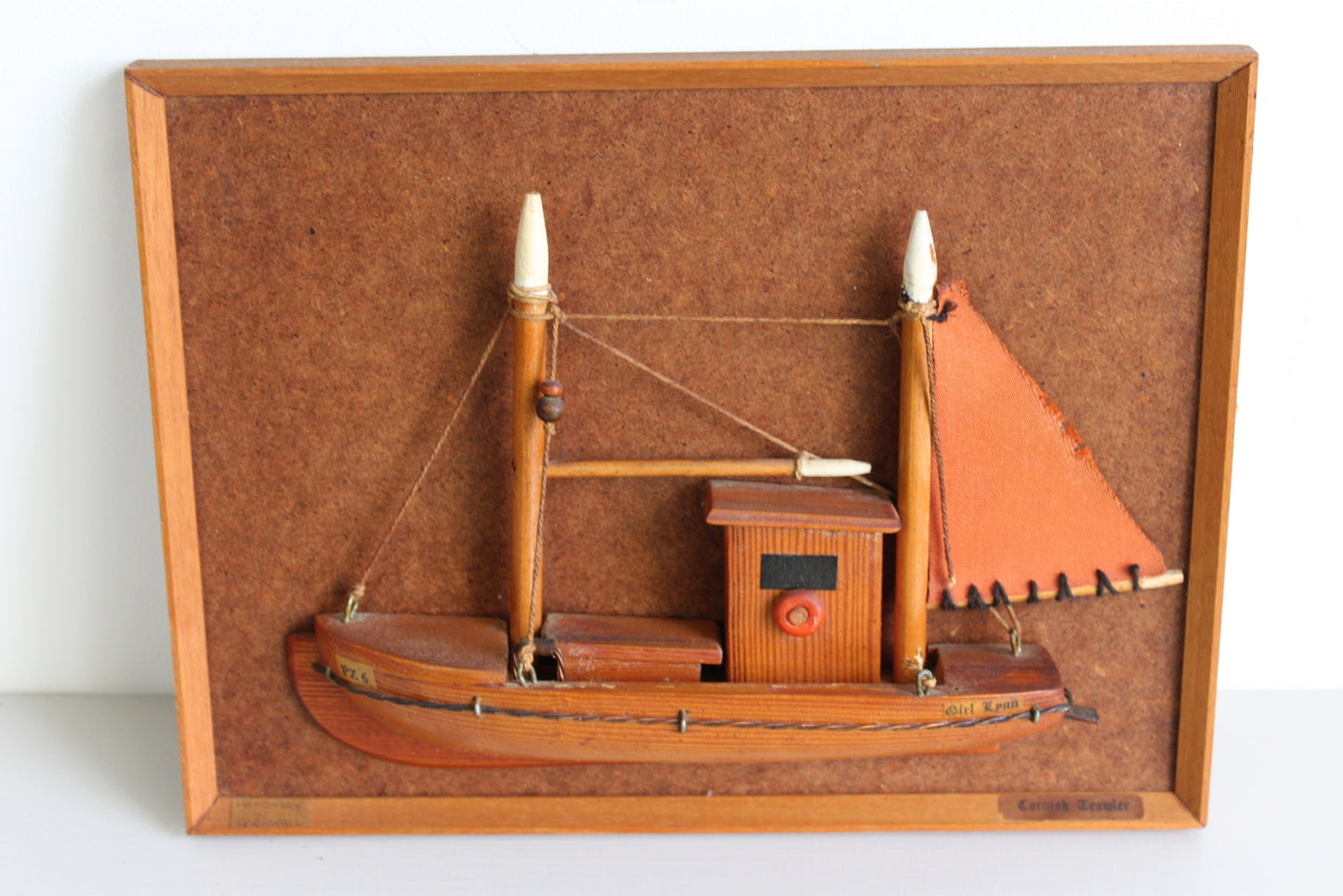 Retro Cornish Trawler Picture - Kernow Furniture