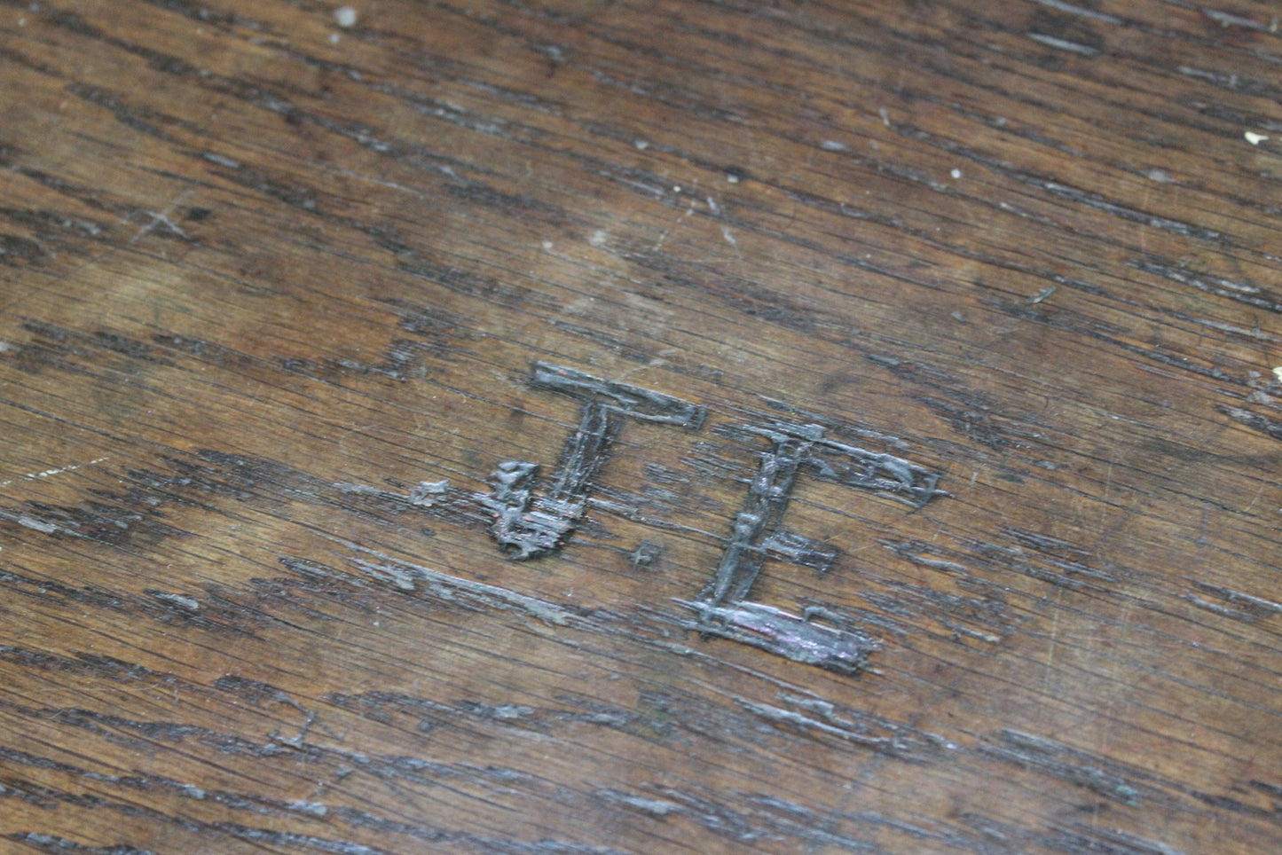 Antique Oak Childs School Desk - Kernow Furniture