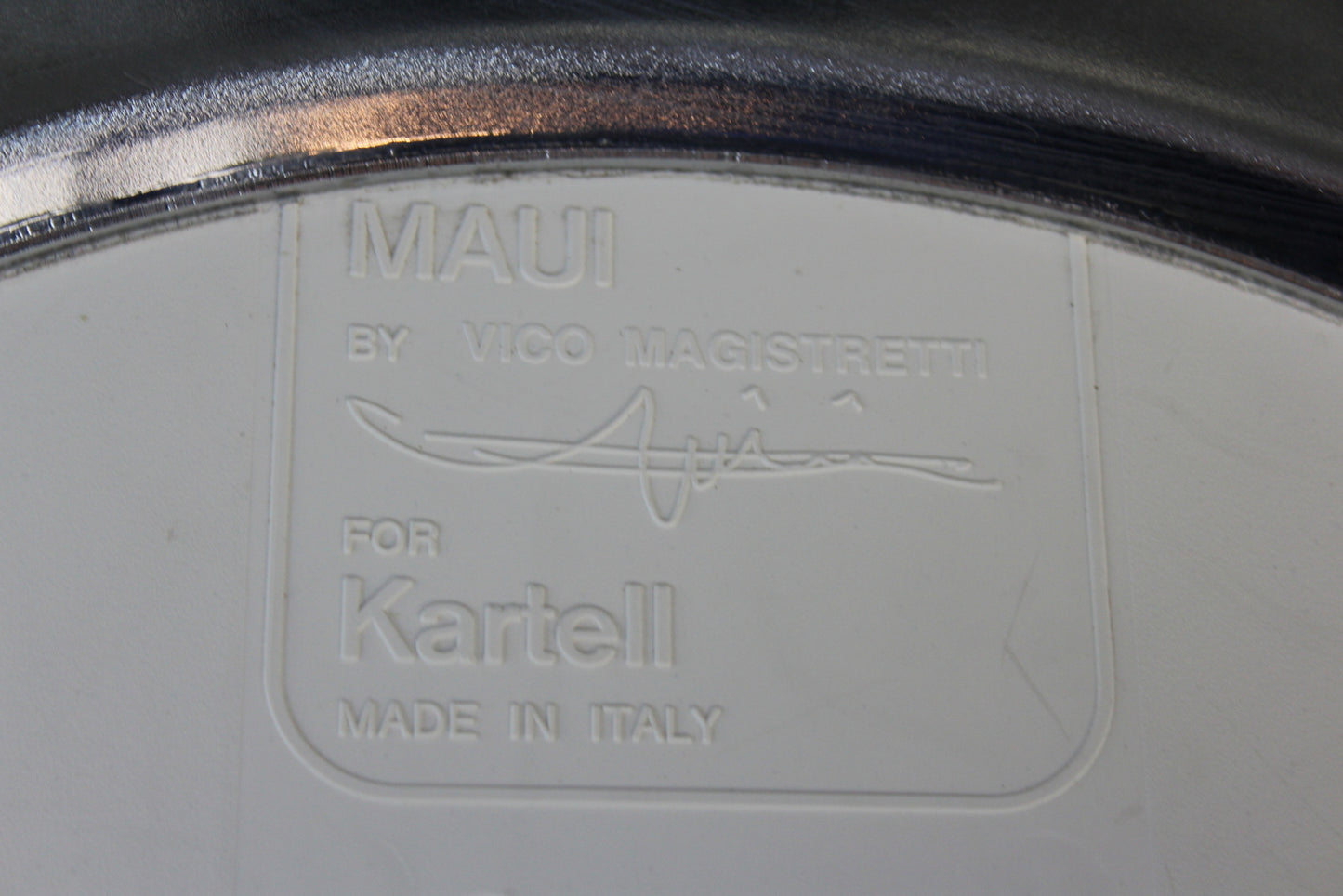 Single Vico Magistretti Kartell Maui Office Chair - Kernow Furniture