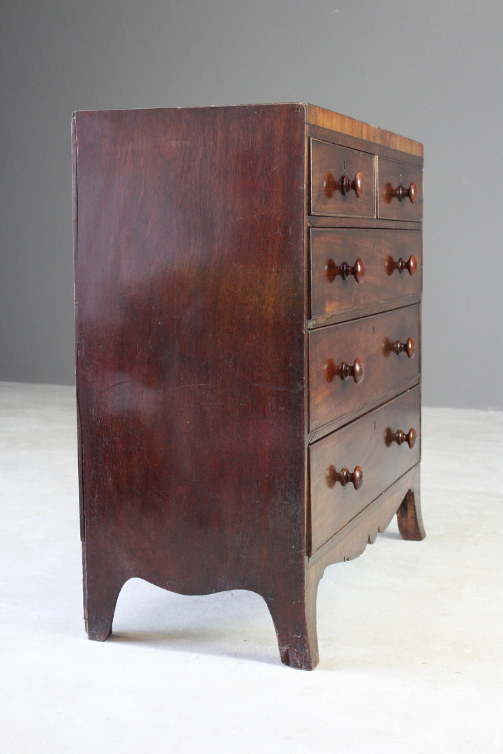 Antique Mahogany Chest of Drawers - Kernow Furniture