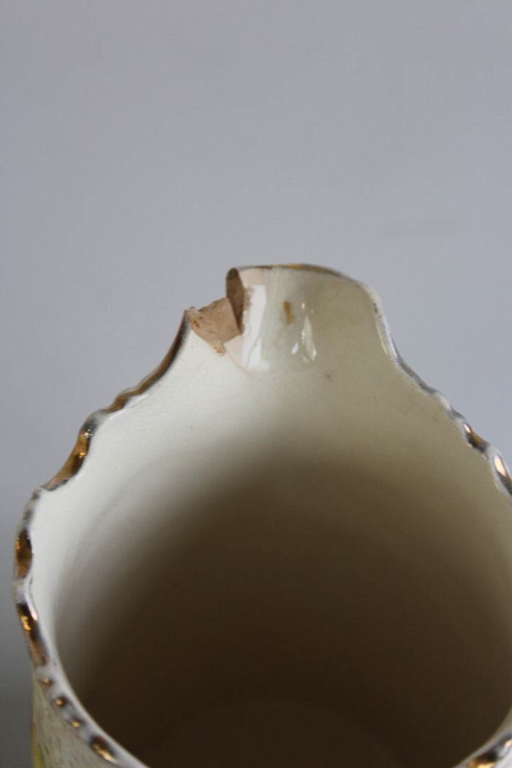 Pair Victorian Daffodil Jugs - Kernow Furniture