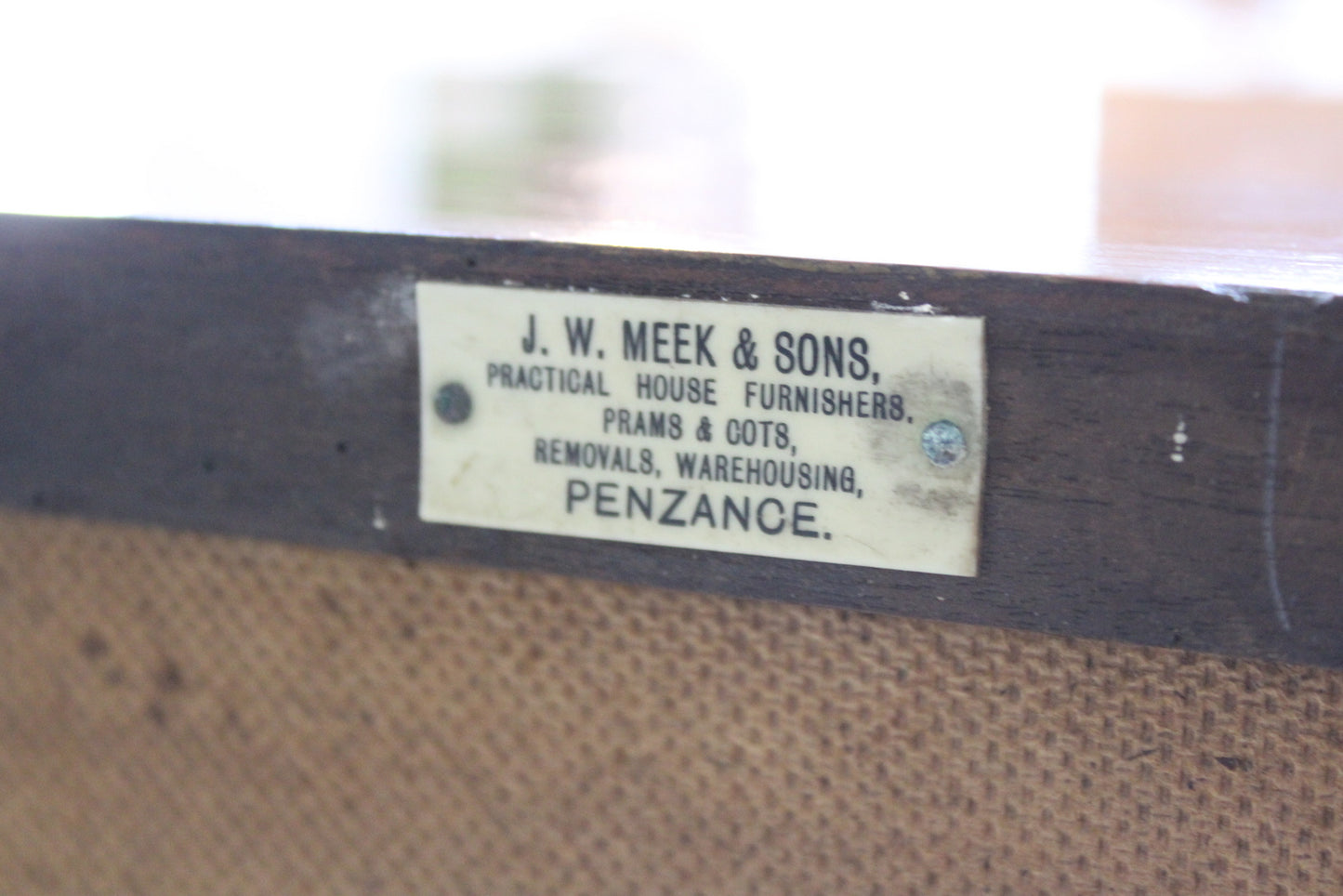 Antique Edwardian Mahogany Glazed Cabinet - Kernow Furniture