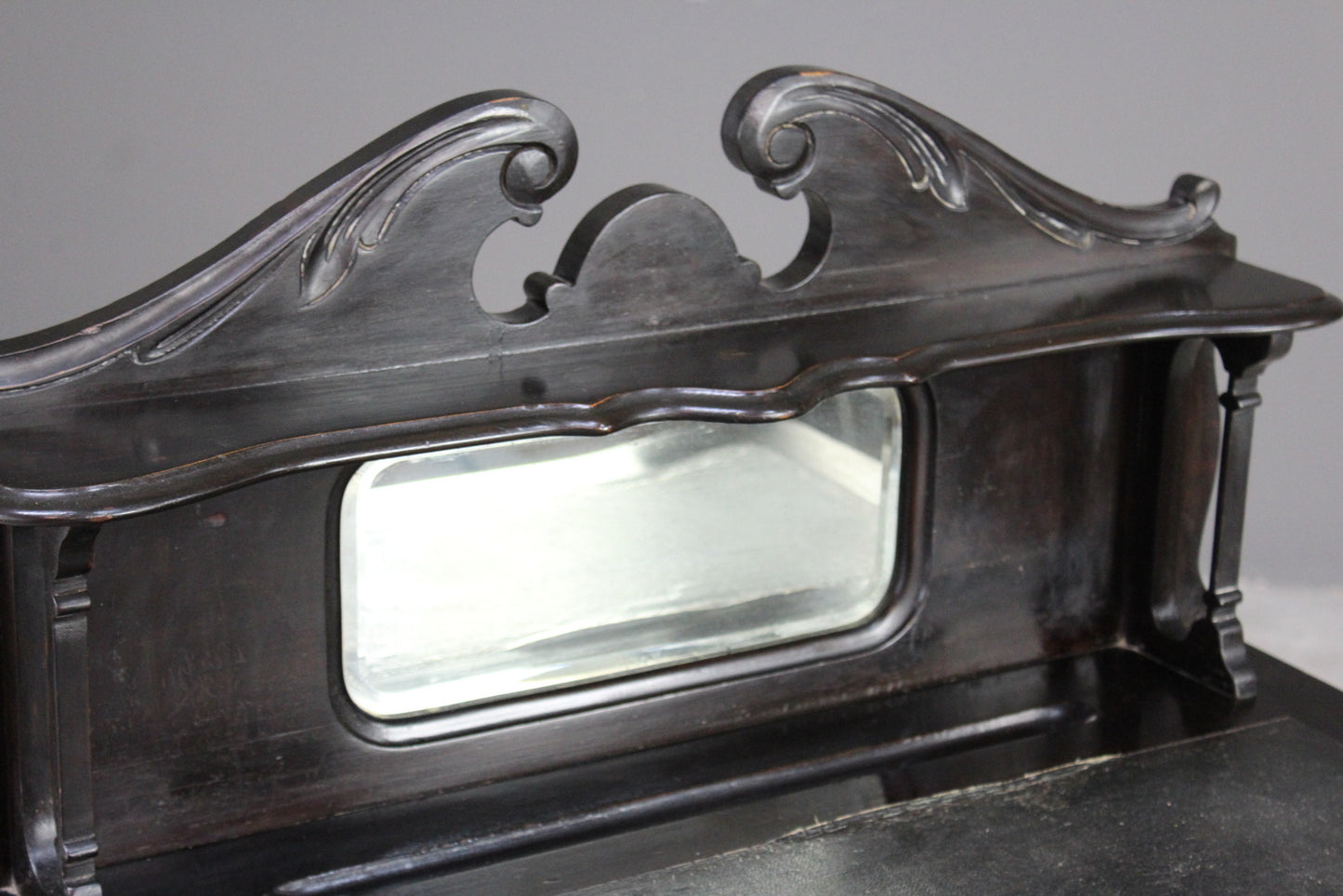 Edwardian Ebonised Ladies Writing Table - Kernow Furniture