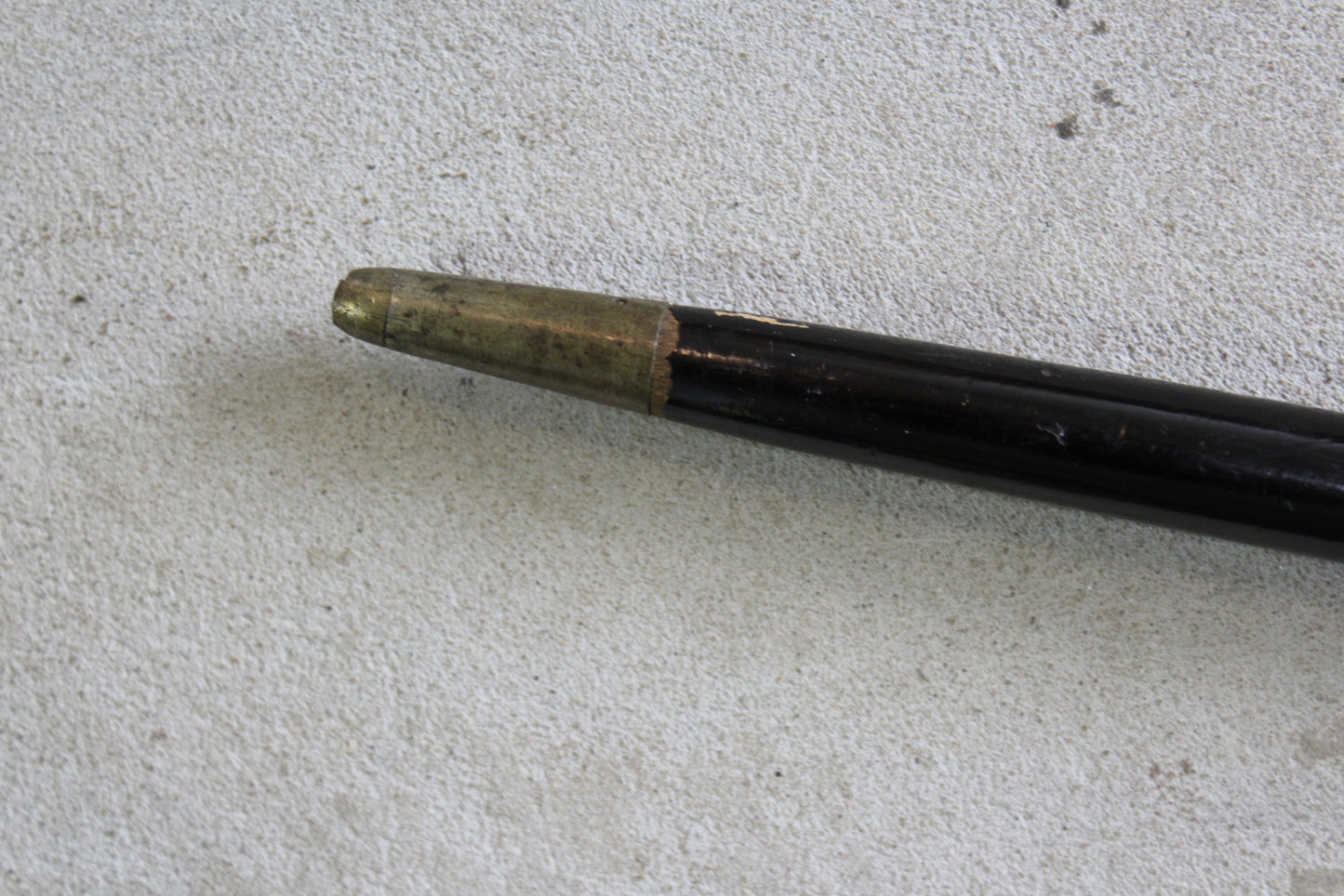 Oriental Style Black Lacquer Walking Cane - Kernow Furniture