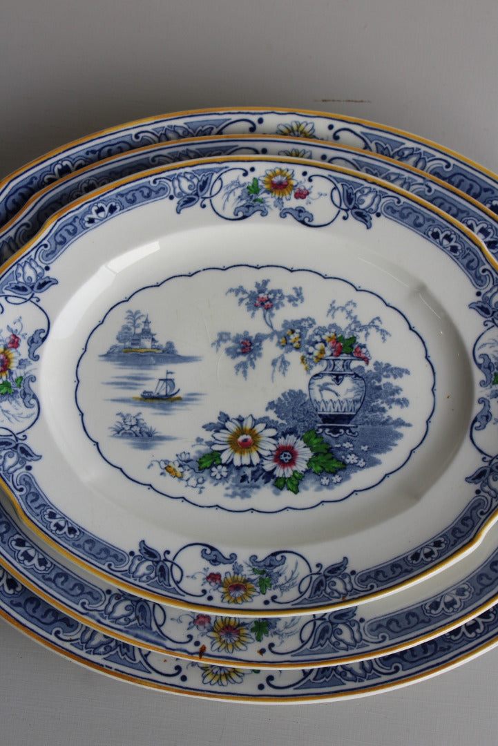 Grindley Chelsea Ivory Graduated Serving Plates - Kernow Furniture