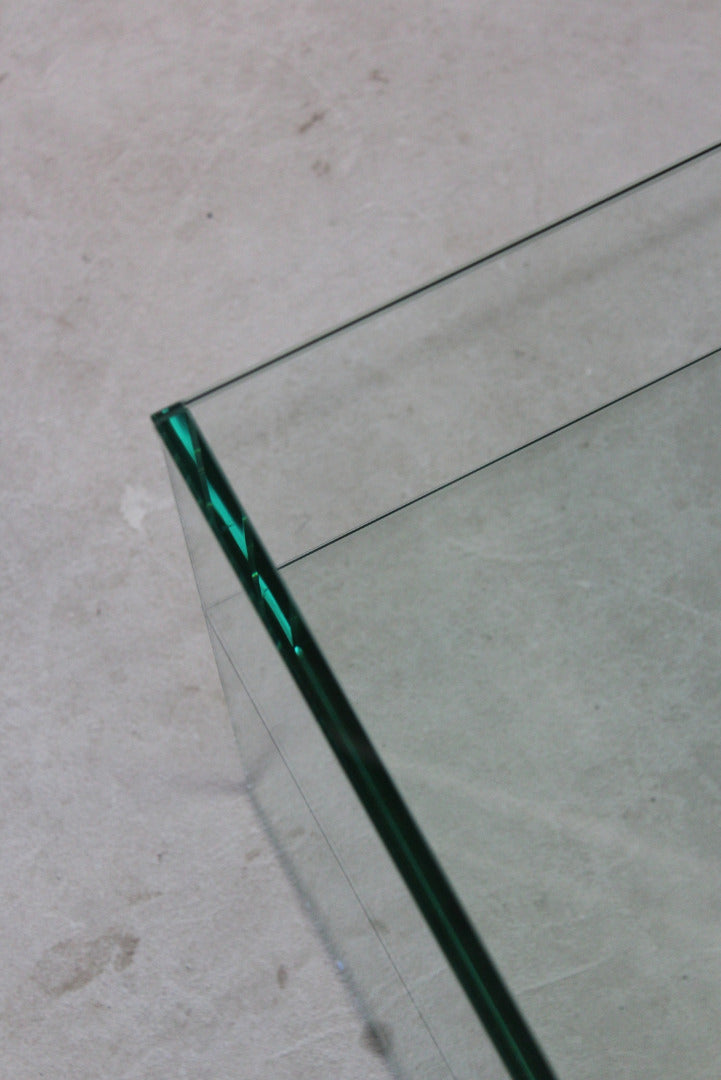 Quality Modern Large Square Glass Coffee Table - Kernow Furniture